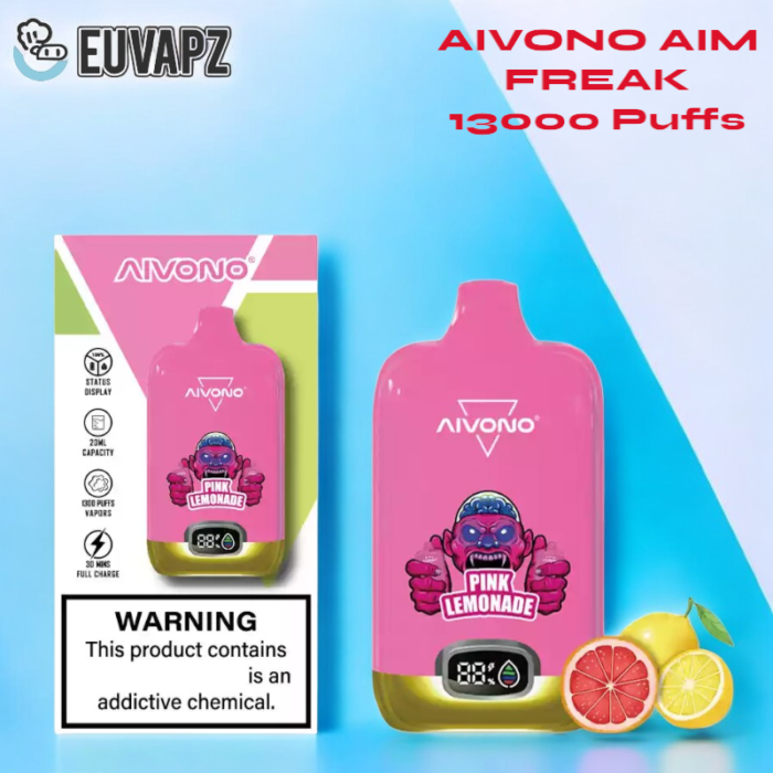 AIVONO AIM FREAK 13000 Puffs Long-Lasting Flavorful and Convenient!