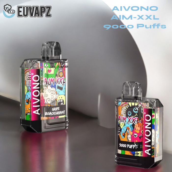 AIVONO AIM-XXL 9000 Puffs Long-Lasting Rechargeable and Full of Flavor!