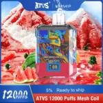 ATVS Disposable 12000 Puffs Maximum Flavor Maximum Puffs The Vape You Need!