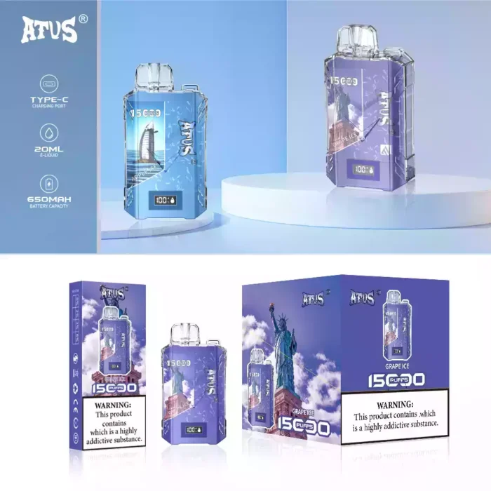 ATVS Disposable 15000 Puffs Premium Quality Wholesale Vape Pen for Europe