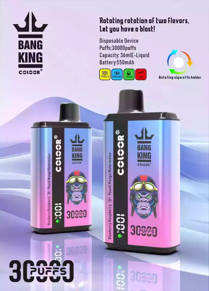 BANG King 30000 Puffs Disposable Vape The Long-Lasting Vape Your Customers Will Love