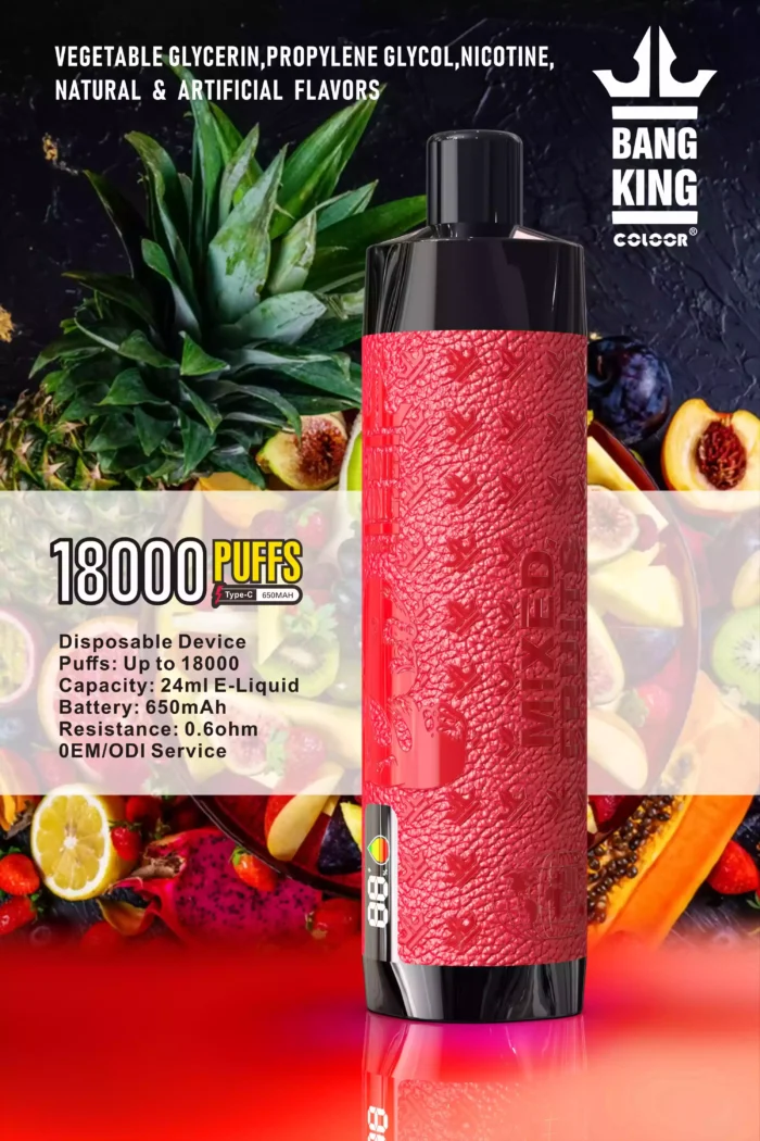 Bang King 18000 Puffs Disposable Vape A Long Lasting Vape for Every Vaper