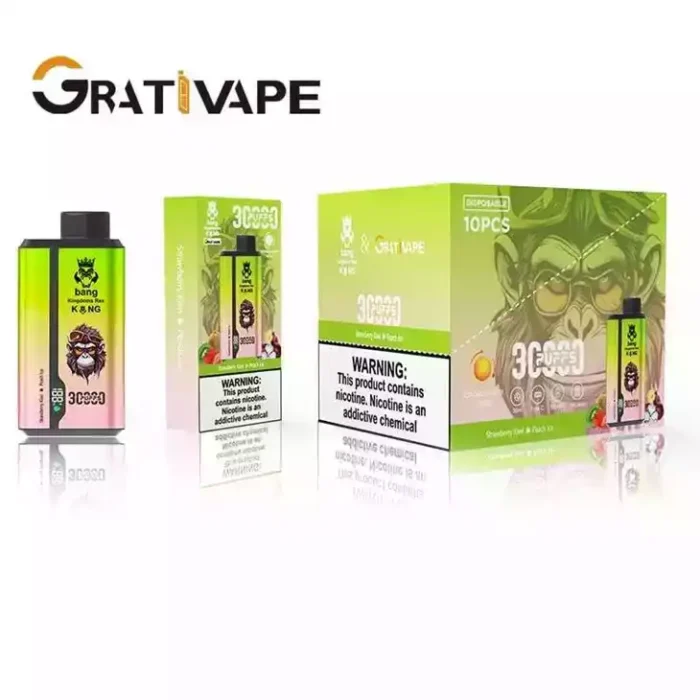 Bang King Grativape 30000 Puffs A Long-Lasting Vape with Rich Flavorful Hits!
