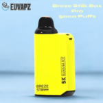 Breze Stiik Box Pro 5000 Puffs Disposable Vape Customizable Airflow Consistent Flavor