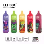 ELF BOX RGB 14000 Puffs Disposable Vape Rechargeable Powerful and Stylish