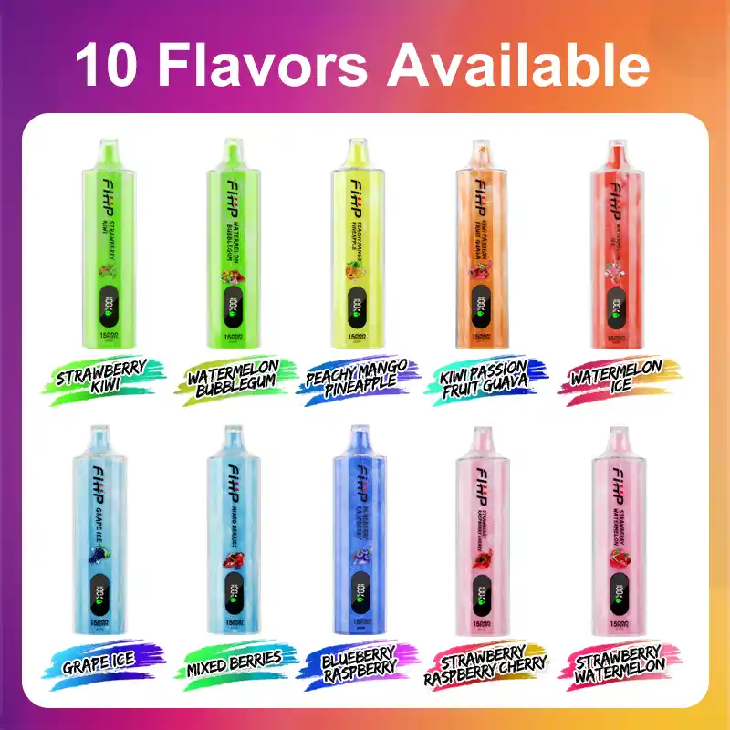 FIHP Shisha Hookah 15000 PUFFS The Perfect Vape for Wholesale Business
