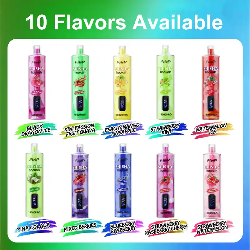 FIHP Shisha Hookah 15000pro PUFFS The King of Disposable Vapes