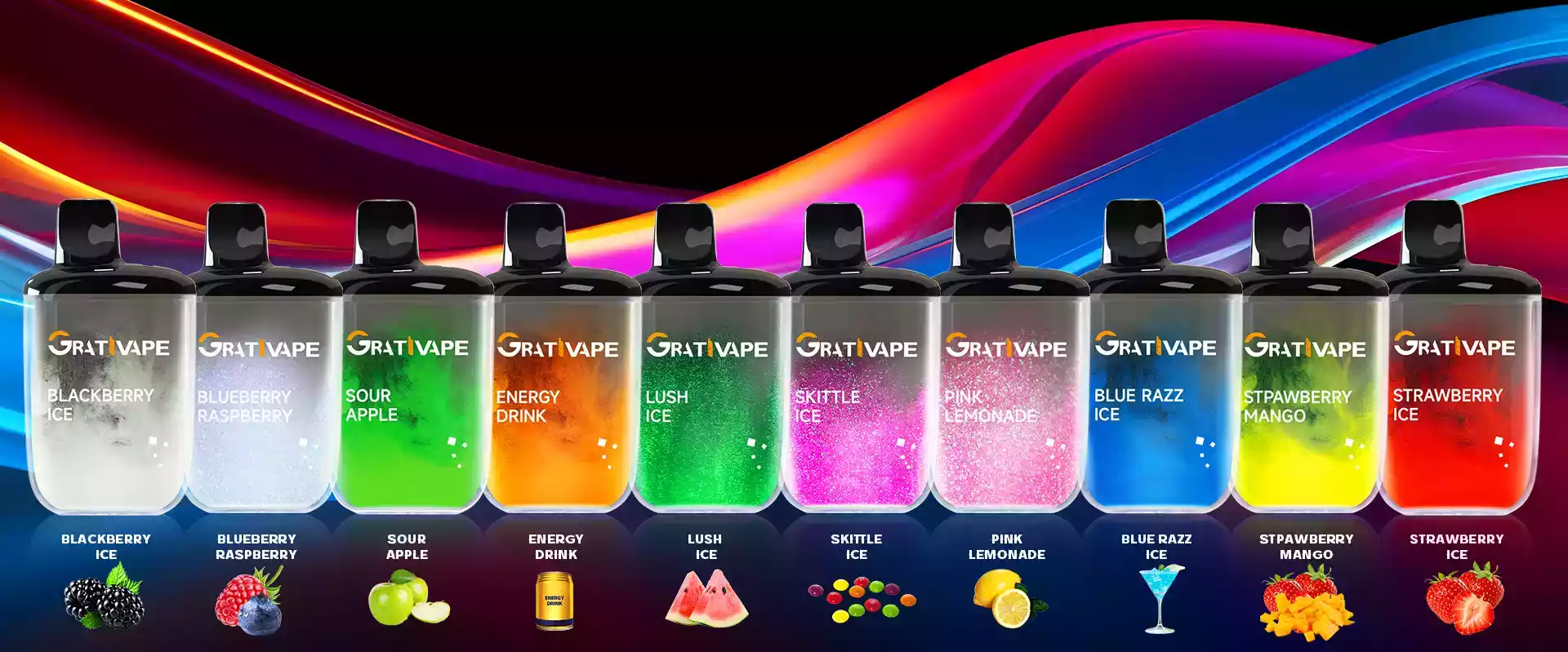 Grativape Grace 3500 Puffs Rechargeable Long-Lasting and Full of Flavor!