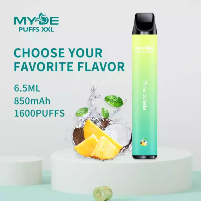 MYDE-PUFFS-XXL1600 Puffs Portable Flavorful and Long-Lasting with 1600 Puffs!