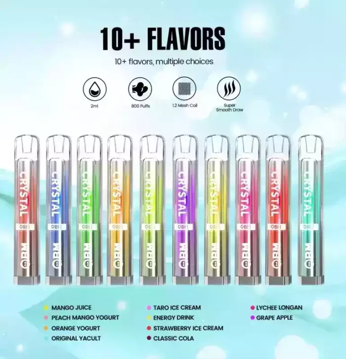 SFOG Crystal Bar S85 600 Puffs A Tropical Vaping Experience with Every Puff!