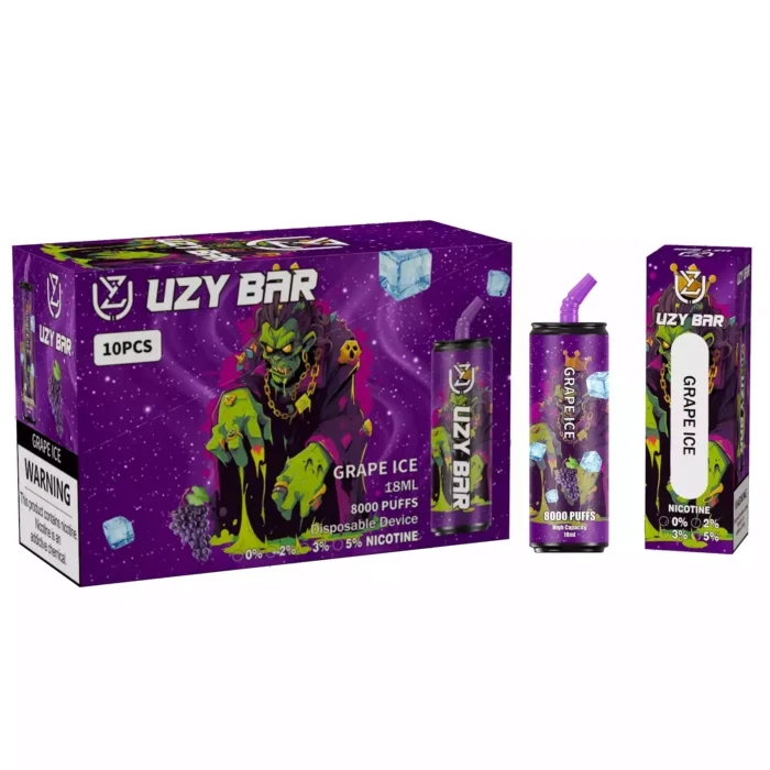 UZY BAR 8000 Puffs Rechargeable Stylish and Flavor Packed Vaping!