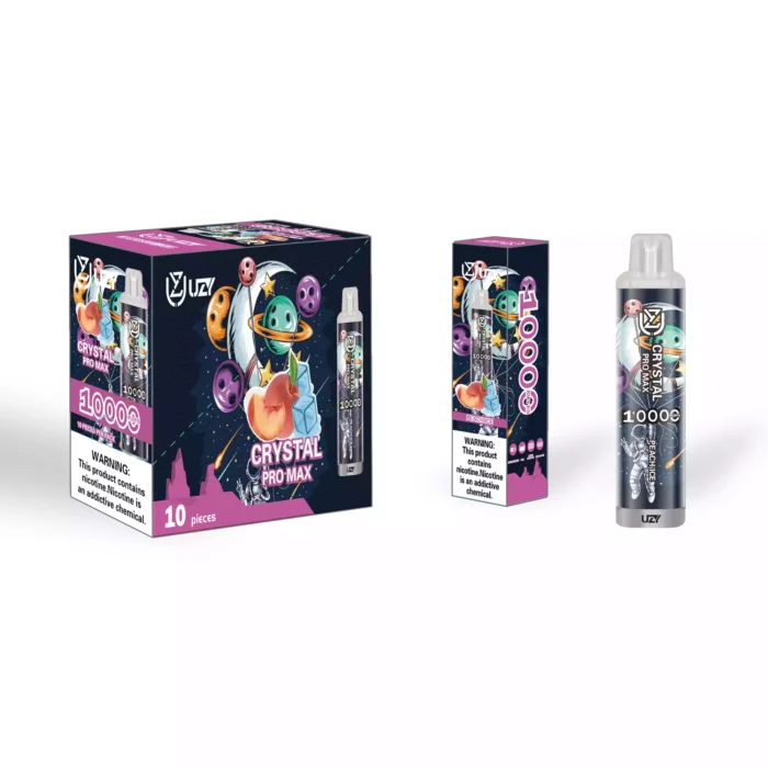 UZY Crystal Pro Max 10000 Puffs -10000 Puffs RGB Lights and 20 Incredible Flavors!