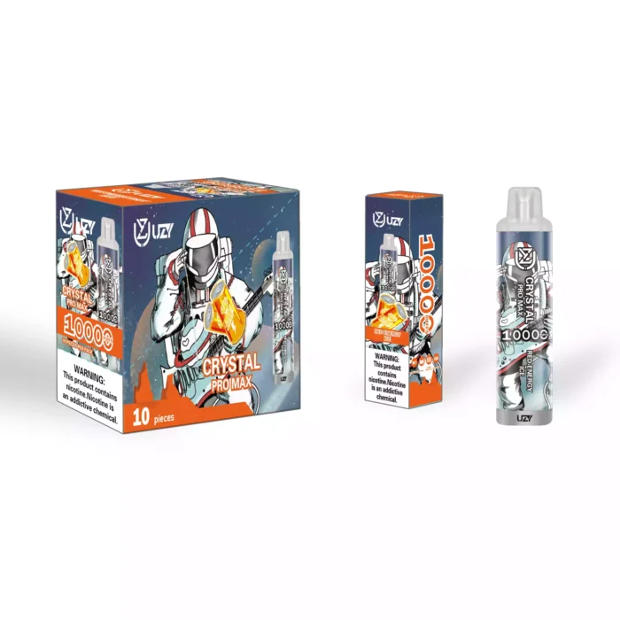 UZY Crystal Pro Max 10000 Puffs -10000 Puffs RGB Lights and 20 Incredible Flavors!