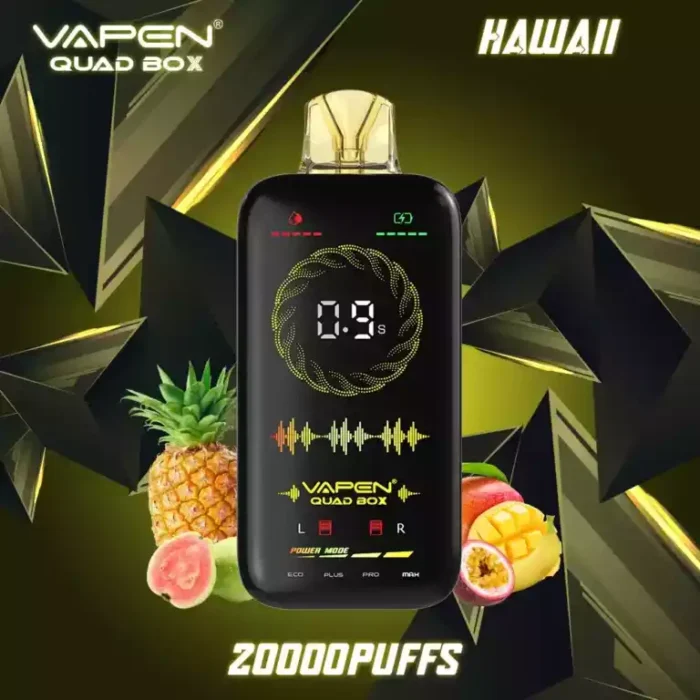 VAPEN QUAD BOX 20000PUFFS Premium Vaping with 20,000 Puffs and a Modern Full-Screen Display!
