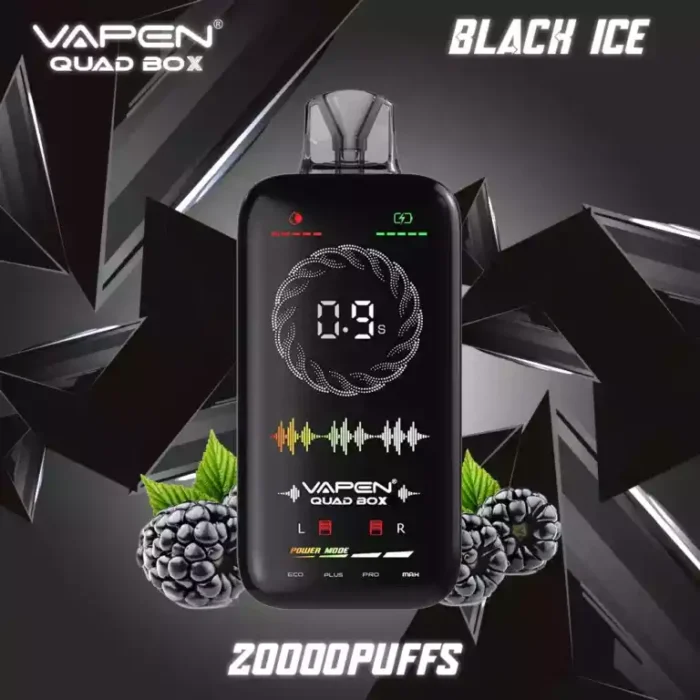VAPEN QUAD BOX 20000PUFFS Premium Vaping with 20,000 Puffs and a Modern Full-Screen Display!