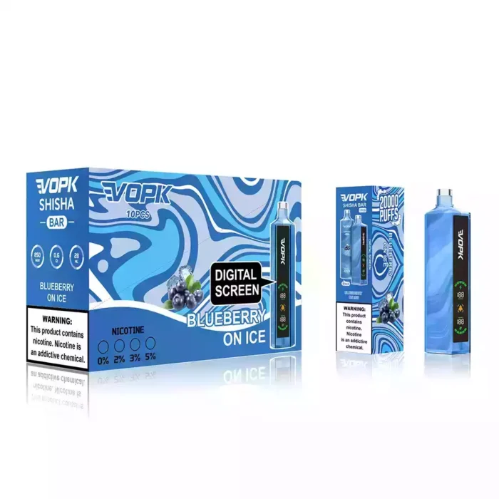 VOPK Shisha BAR 20000 Puffs Top Choice for Wholesale Disposable Vapes in Europe