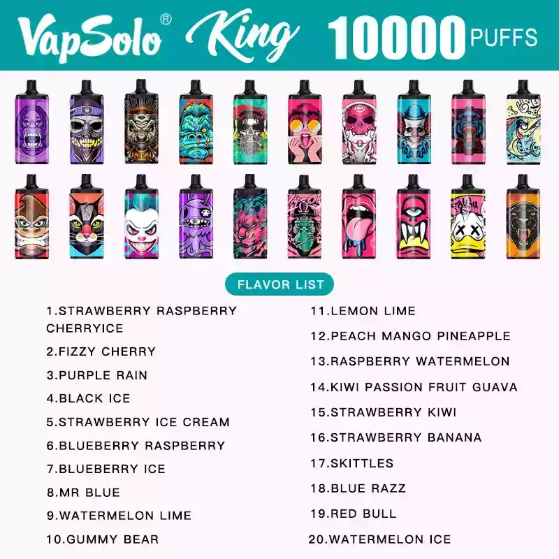 Vapsolo King 10000 Puffs Get the Best Wholesale Prices on Our Top Rated Disposable Vape