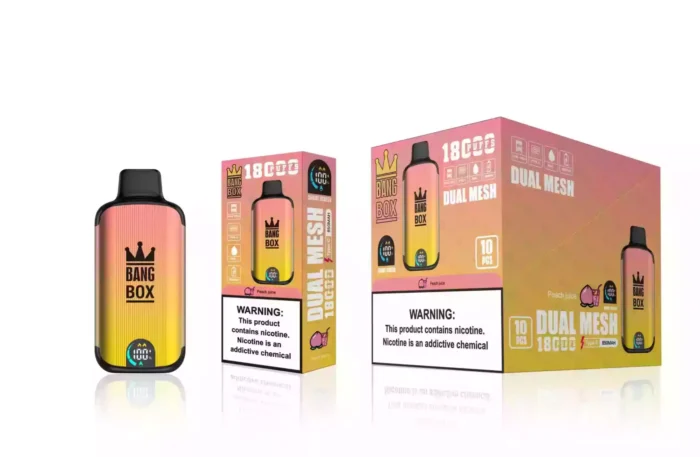 ANG BOX 18000 Puffs Disposable Vape 26mL E-Liquid 850mAh Battery Mesh Coil Multiple Nicotine Levels