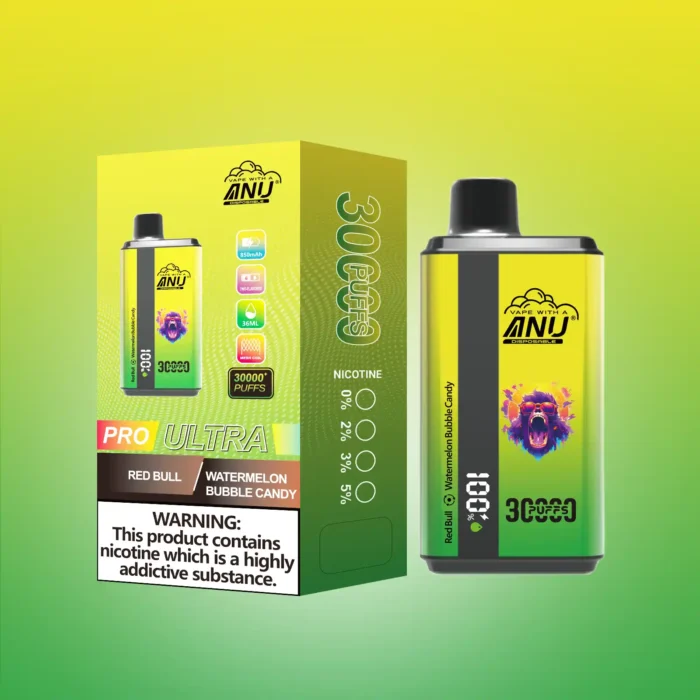 ANU Double Flavor 30000 Puffs Disposable Vape Ultimate Flavor Experience with Mesh Coil