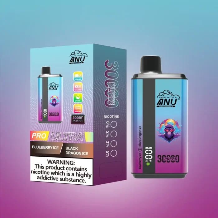 ANU Double Flavor 30000 Puffs Disposable Vape Ultimate Flavor Experience with Mesh Coil