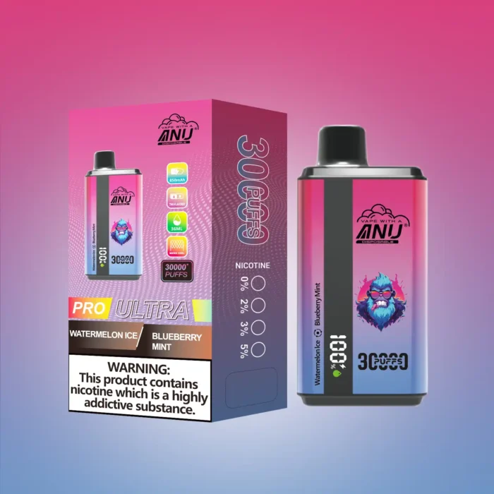 ANU Double Flavor 30000 Puffs Disposable Vape Ultimate Flavor Experience with Mesh Coil