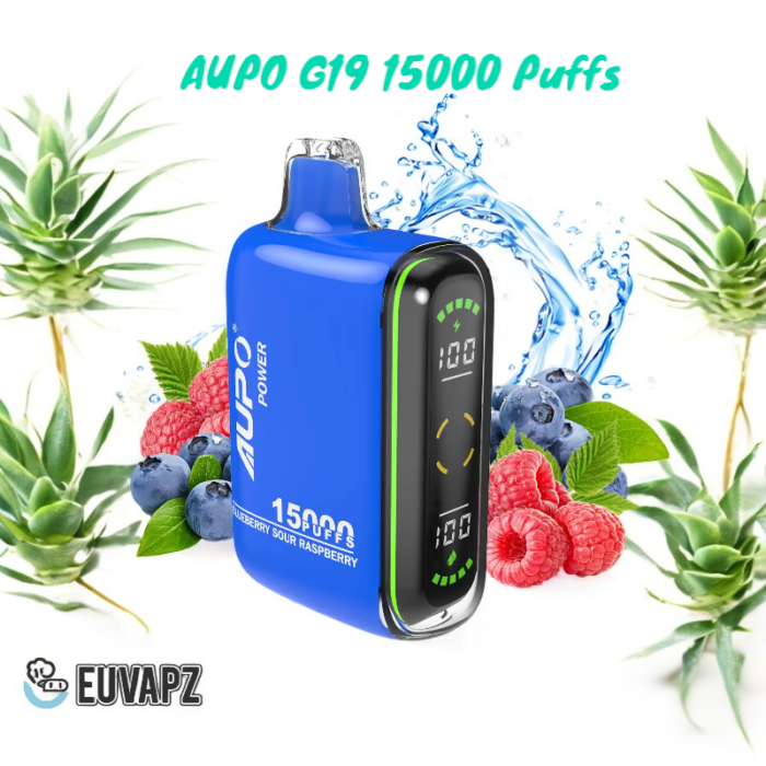 AUPO G19 15000 Puffs Disposable Vape Enhanced Performance with Dual Mesh Coil