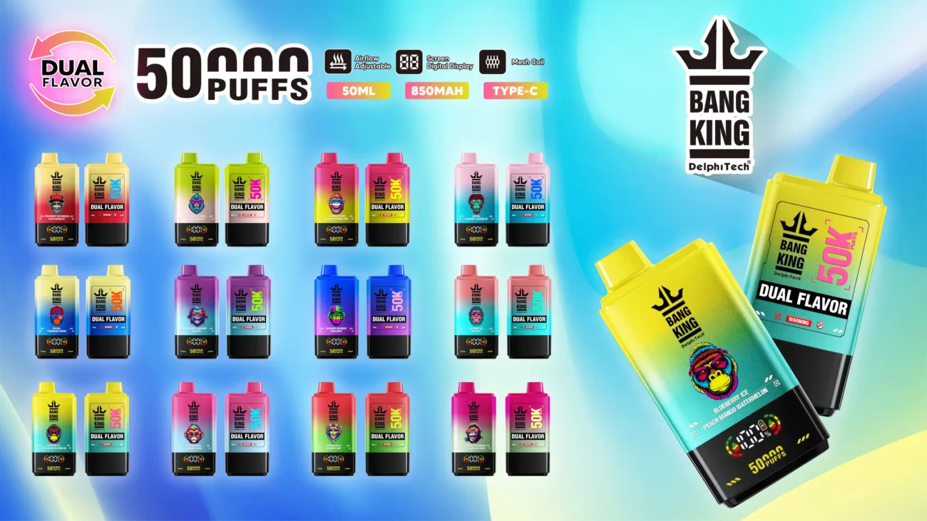 BANG KING 50000 Puffs BK50 Disposable Vape Ultimate Performance with 50mL E-Liquid
