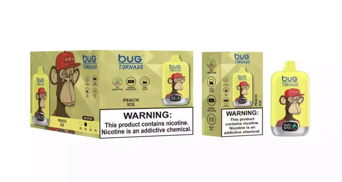 BUG 01 Monkey 12000 Puffs Disposable Vape 18mL E-Liquid 800mAh Battery Mesh Coil Multiple Nicotine Levels