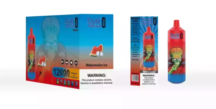 BUG 03 Without Screen 12000 Puffs Disposable Vape 16mL E-Liquid 800mAh Battery Mesh Coil 2% Nicotine