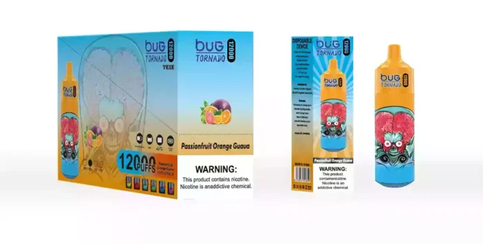 BUG 03 Without Screen 12000 Puffs Disposable Vape 16mL E-Liquid 800mAh Battery Mesh Coil 2% Nicotine