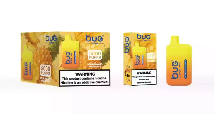 BUG 04 BC5000 Puffs Disposable Vape 12mL E-Liquid 500mAh Battery Mesh Coil 2% Nicotine