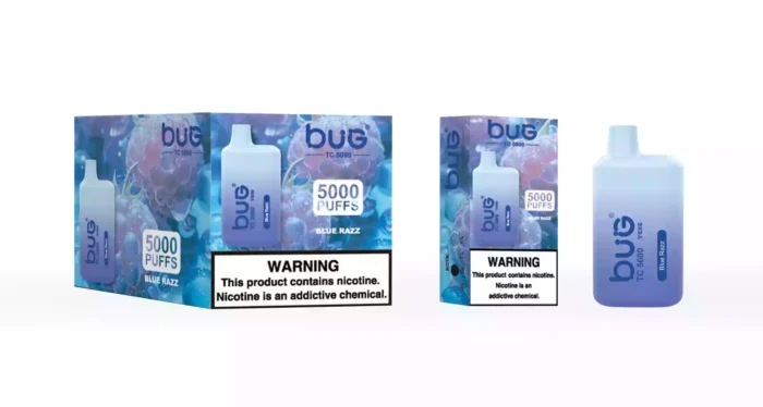 BUG 04 BC5000 Puffs Disposable Vape 12mL E-Liquid 500mAh Battery Mesh Coil 2% Nicotine