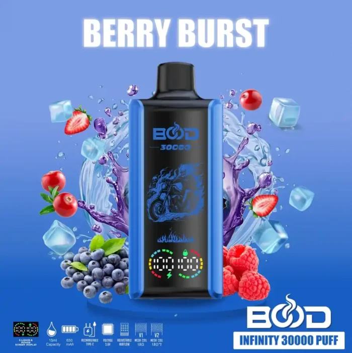 Bood Infinity 30000 Puffs Disposable Vape Long-Lasting Performance with 20mL E-Liquid