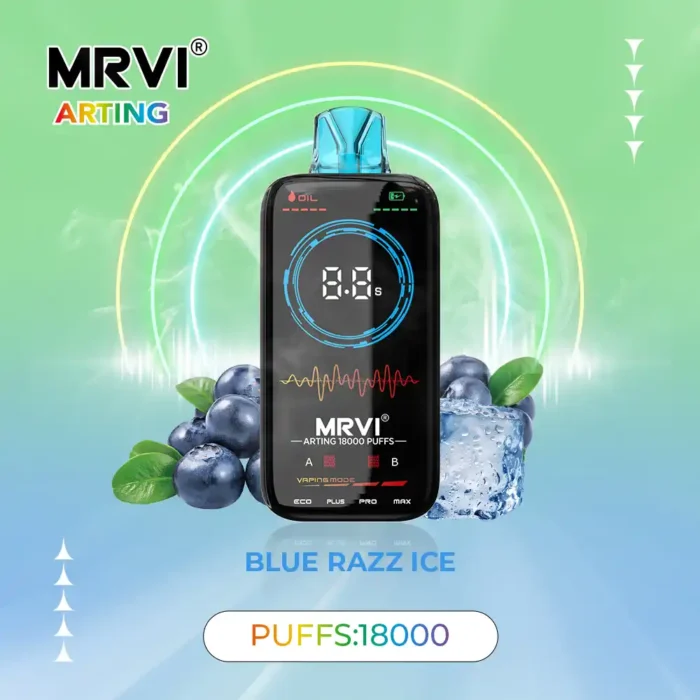 MRVI Arting 18000 Puffs Disposable Vape Powerful Vaping with Dual Mesh Coils and 26mL E-Liquid
