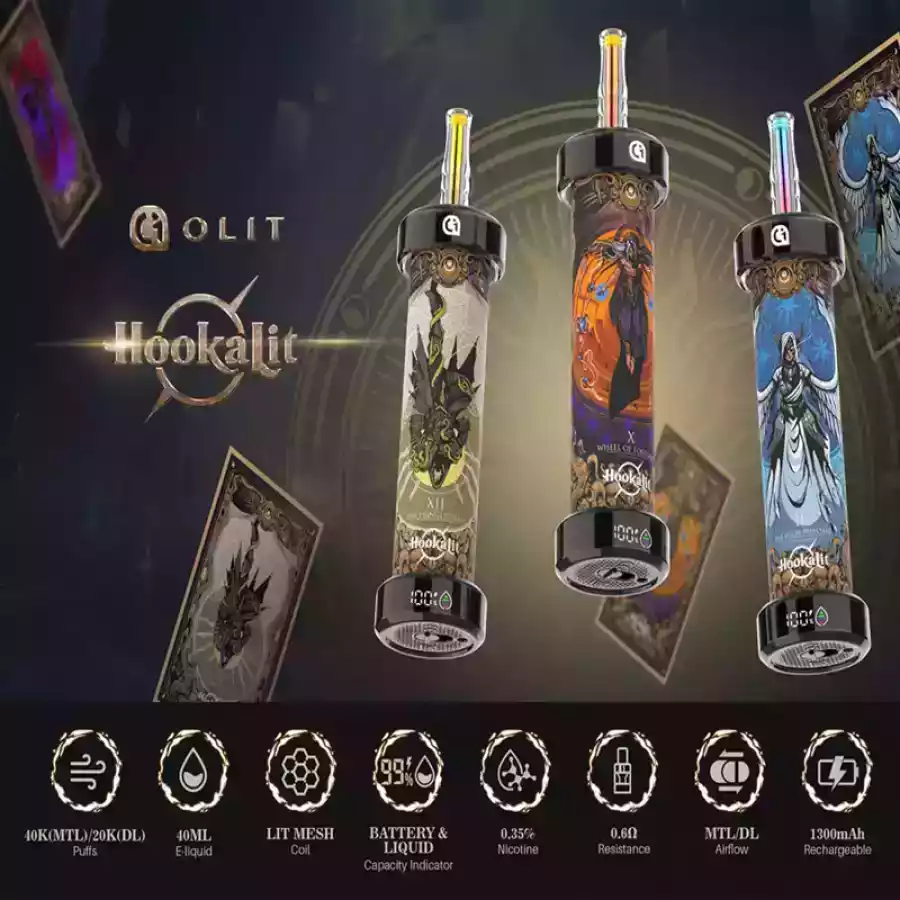 OLIT HOOK ALT 40000 Puffs Bulk Buy Disposable Vape with Long Lasting Performance & Incredible Taste