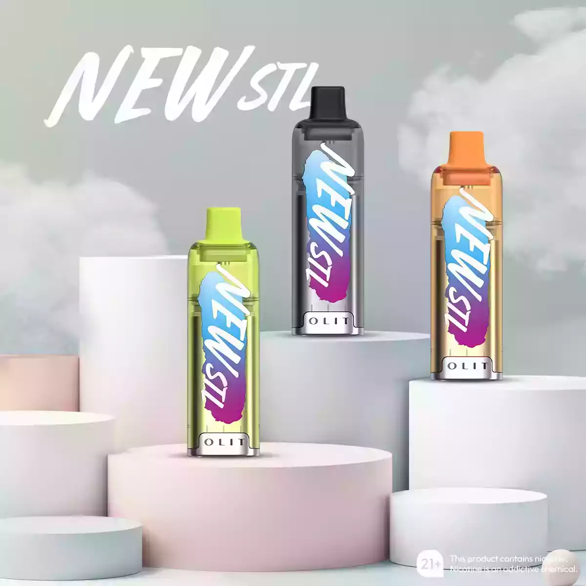 OLIT NEW STL 6000 Puffs Disposable Vape Simple Smooth and Satisfying Vapes