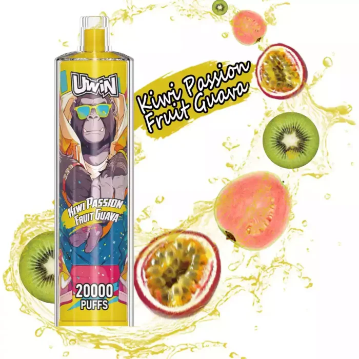 Uwin SHISHA HOOKAH Crystal 20000 Puffs Disposable Vape Long-Lasting Performance with 25mL E-Liquid