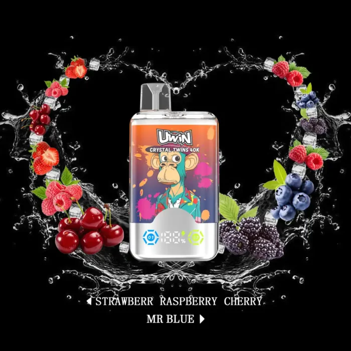 Uwin Twins Crystal 40000 Puffs Disposable Vape Powerful Long-Lasting Performance with 30mL E-Liquid