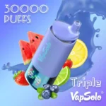 Vapsolo Triple 30000 Puffs Disposable Vape Powerful Performance with Three Tanks and 12mL E-Liquid per Tank