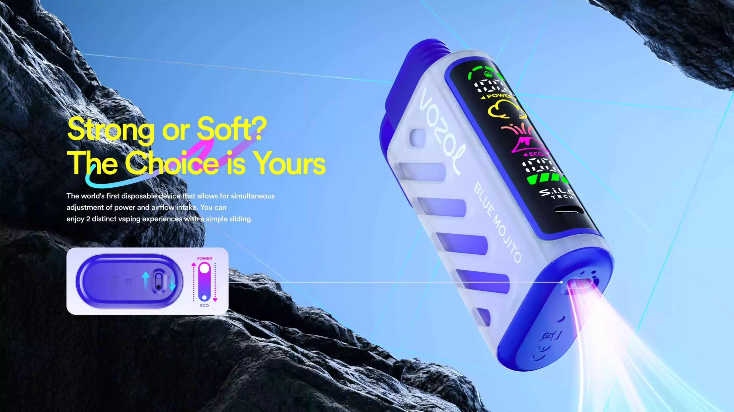 Vozol Gear Power 20000 Puffs Recharge Quickly with Type-C Charging for Minimal Downtime!