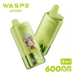 WASPE 3in1 60000 Puffs Tek Kullanımlık Vape 54mL E-Likit LED Ekran 850mAh Pil Mesh Coil