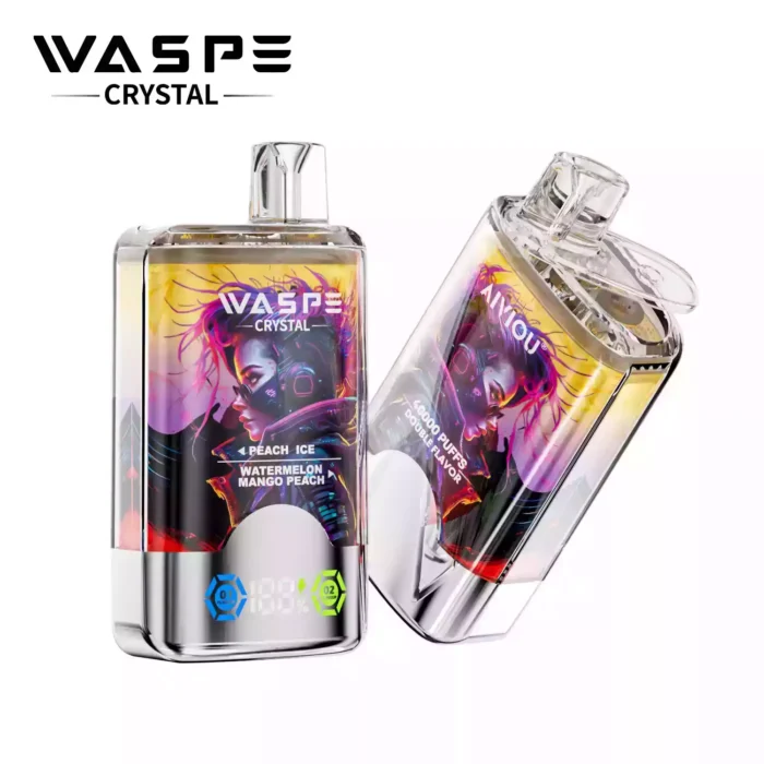 WASPE Crystal 40000 Puffs Disposable Vape Dual Flavor Long-lasting Vaping Experience