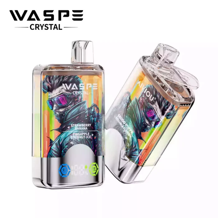 WASPE Crystal 40000 Puffs Disposable Vape Dual Flavor Long-lasting Vaping Experience