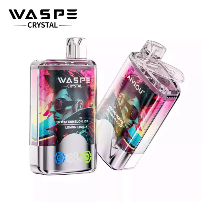 WASPE Crystal 40000 Puffs Disposable Vape Dual Flavor Long-lasting Vaping Experience