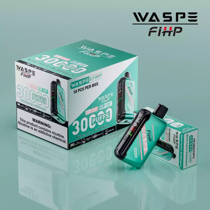 WASPE FW 30000 Puffs Disposable Vape Dual Mesh Coil for Extended Vaping