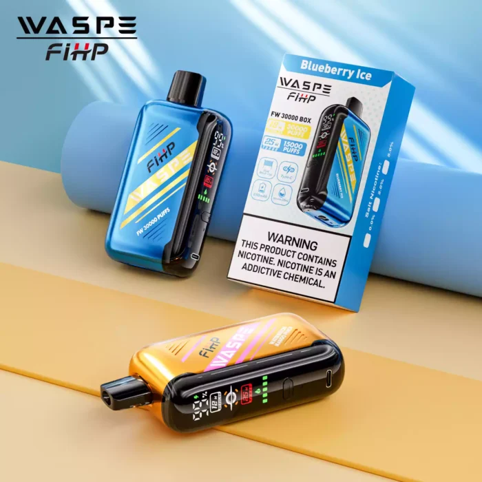 WASPE FW 30000 Puffs Disposable Vape Dual Mesh Coil for Extended Vaping
