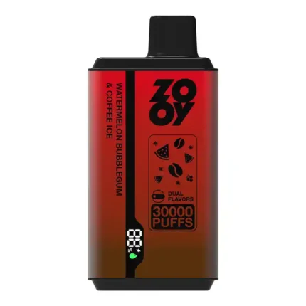 ZOOY Twins 30000 Puffs Disposable Vape Dual Flavor Mesh Coil and Long-Lasting Performance