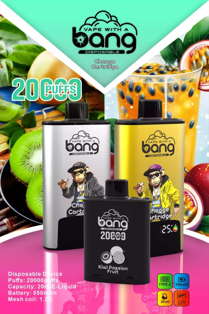 BANG 20000 Puffs DSK046 B20HD Disposable Vape Powerful & Flavorful