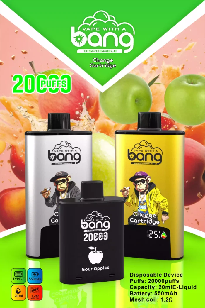 BANG 20000 Puffs DSK046 B20HD Disposable Vape Powerful & Flavorful