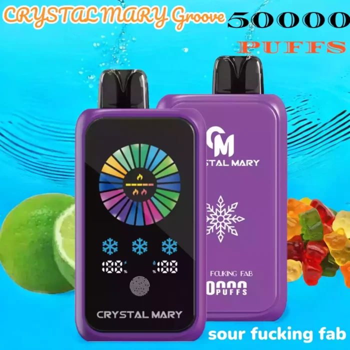 CRYSTAL MARY Groove 50000 PUFFS Smart Powerful Unmatched